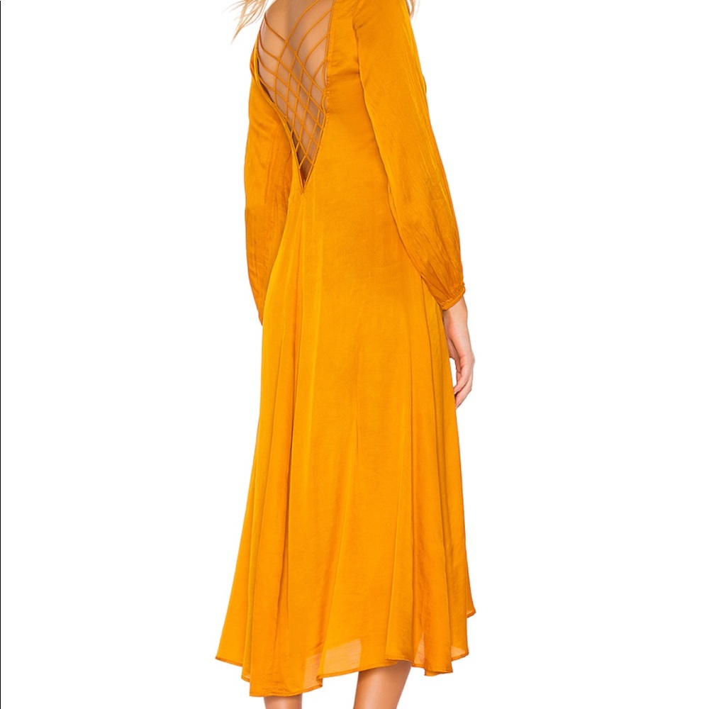 Free People Later Days Midi Dress